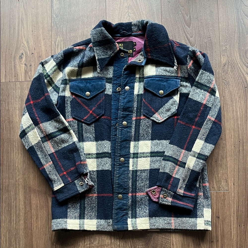 Silton Vintage Flannel Shirt Coat